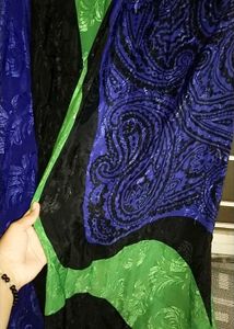 Colorful Patterned Maxi Skirt