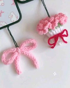 Crochet Phone And bag Charm(Any One)
