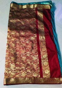 Multi Colour  Pattu Saree