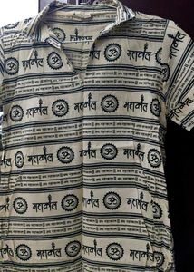 Printed Om Design Short kurti