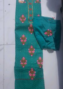 “Cotton Unstitched Suit | Thread Embroidery | New