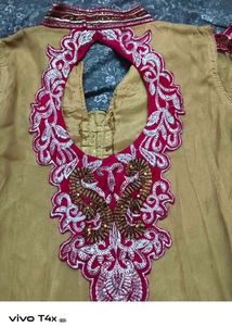 Elegant Embroidered Anarkali Dress