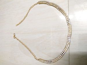 Elegant Rhinestone Choker Necklace