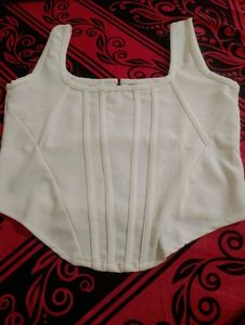 White Crop Top