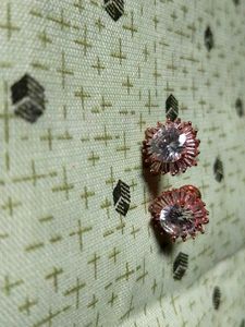 Rose Gold Sparkle Stud Earrings