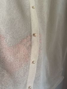 Crochet Pearl Studded Top