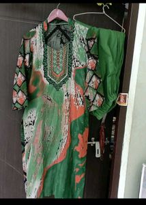 Ethnic Green Kurta Set