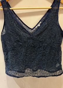 Elegant Lace V-Neck  Top