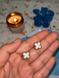 Stainless Steel Vancleef Set (white)🎀🎀