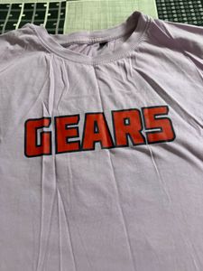 Lavender &#34;GEARS&#34; Graphic Tee