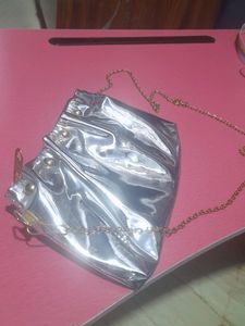 Silver Mini Bag