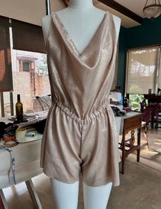 Gold Playsuit
