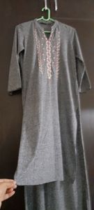 avaasa kurti,  size: M, Grey Melange