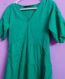 Green Casual Day Dress