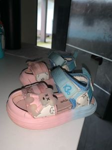 Cute Pink & Blue Toddler Sandals