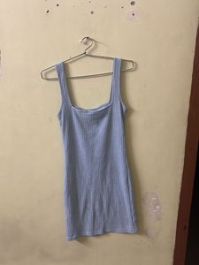 Blue Bodycon Mini Dress