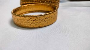 Gold Bangles (Set of 2)