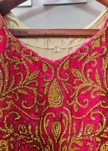 Elegant Stone Work Anarkali Dress