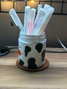 Cow Print Jar
