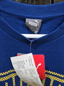 Puma Blue Graphic Sweatshirt