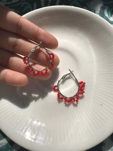 Half Flower Hoops 🥀