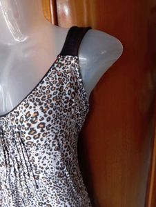 Leopard Print Slip Dress