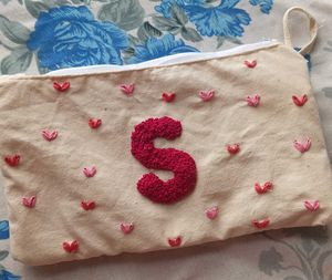 Cute Embroidered Pouch