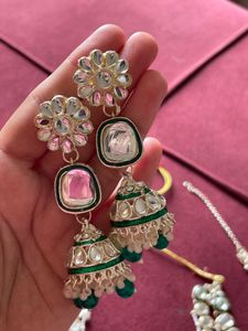 💎Elegant Kundan Jewelry Set 🤍