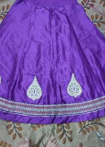 Purple Ethnic Skirt