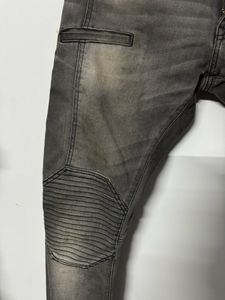 Charcoal Trendy Narrow Denim