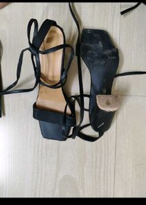 Black Strappy Heels