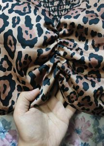Leopard Print Crop Top