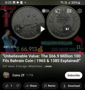 Vintage Bahrain &amp; Kuwait Coins