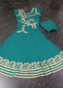Anarkali Cotton Dress