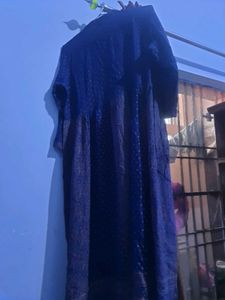 Elegant Blue Embroidered Kurta