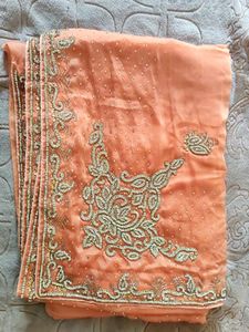 🆕 Beautiful Kundan Work Saree