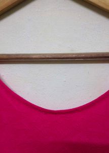 Pink Sleeveless Top For Women