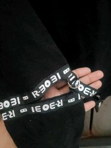 Black Graphic Hoodie