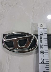 Diesel Belt with Logo Buckle