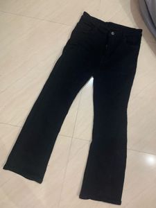 Black Flared Jeans