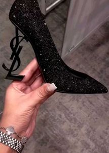 Ysl Glitters Signature Heels In Best Price