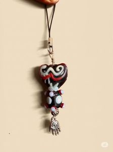 Handmade Phone Charm Beaded