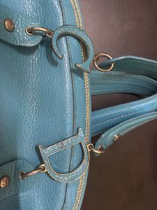 Christian Dior Blue Detective Handbag