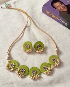 Fabric Jewellery Set