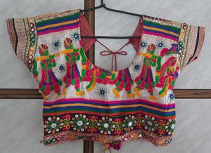 Kachhi work chaniya choli