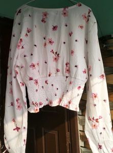 Floral Print Crop Top