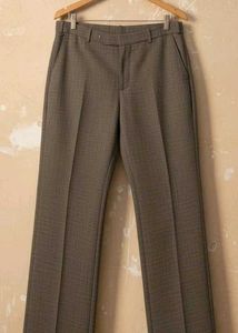 Men's Brown Plaid Pants