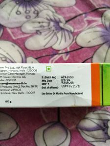 Mamaearth Vitamin C Cream &amp; V Wash +Green Tea