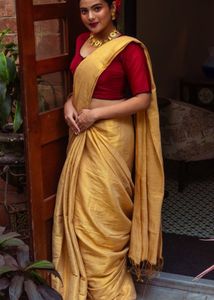 Brand New Uttariya Tissue Saree