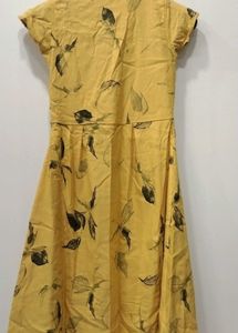 Cute Yellow Floral Dress